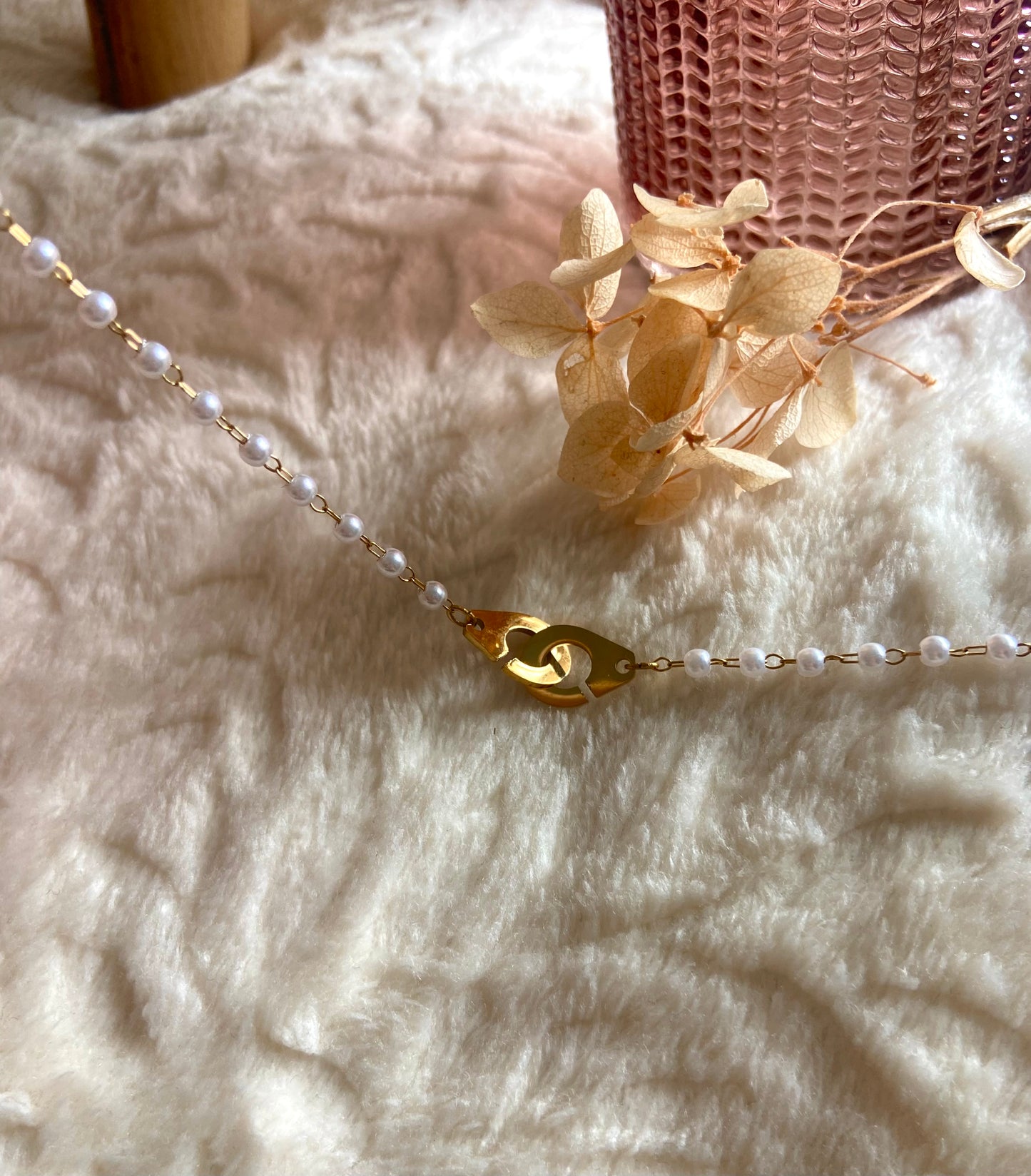 Elsa - Bracelet d’été perles cadenas en Acier Inoxydable