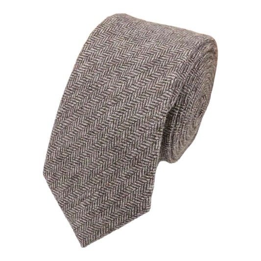 Cravates fines Marron pour Hommes