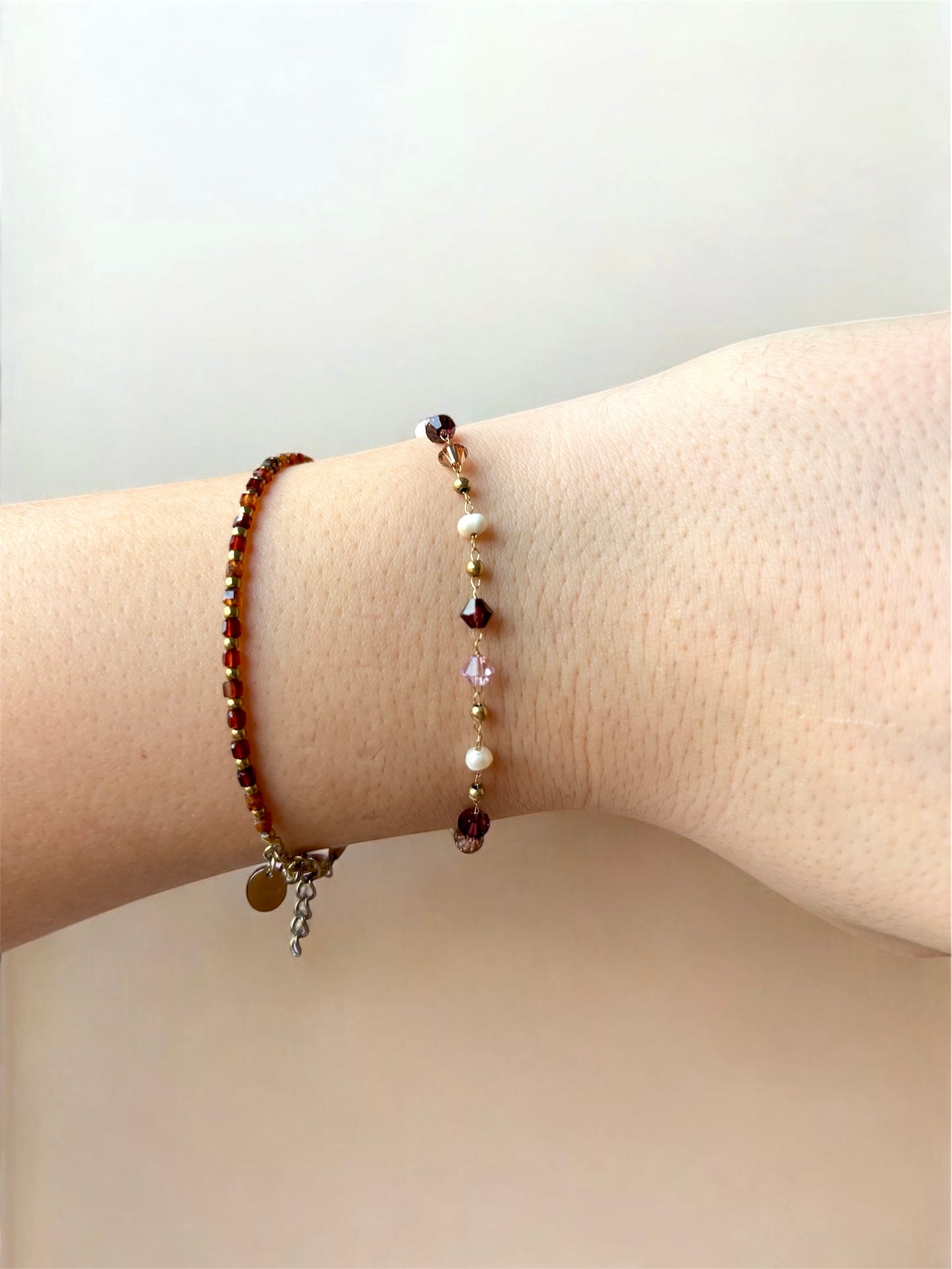 Bracelet Prune en perles d’eau douces - NAYA