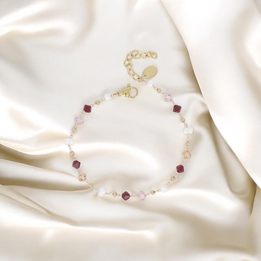 Bracelet Prune en perles d’eau douces - NAYA