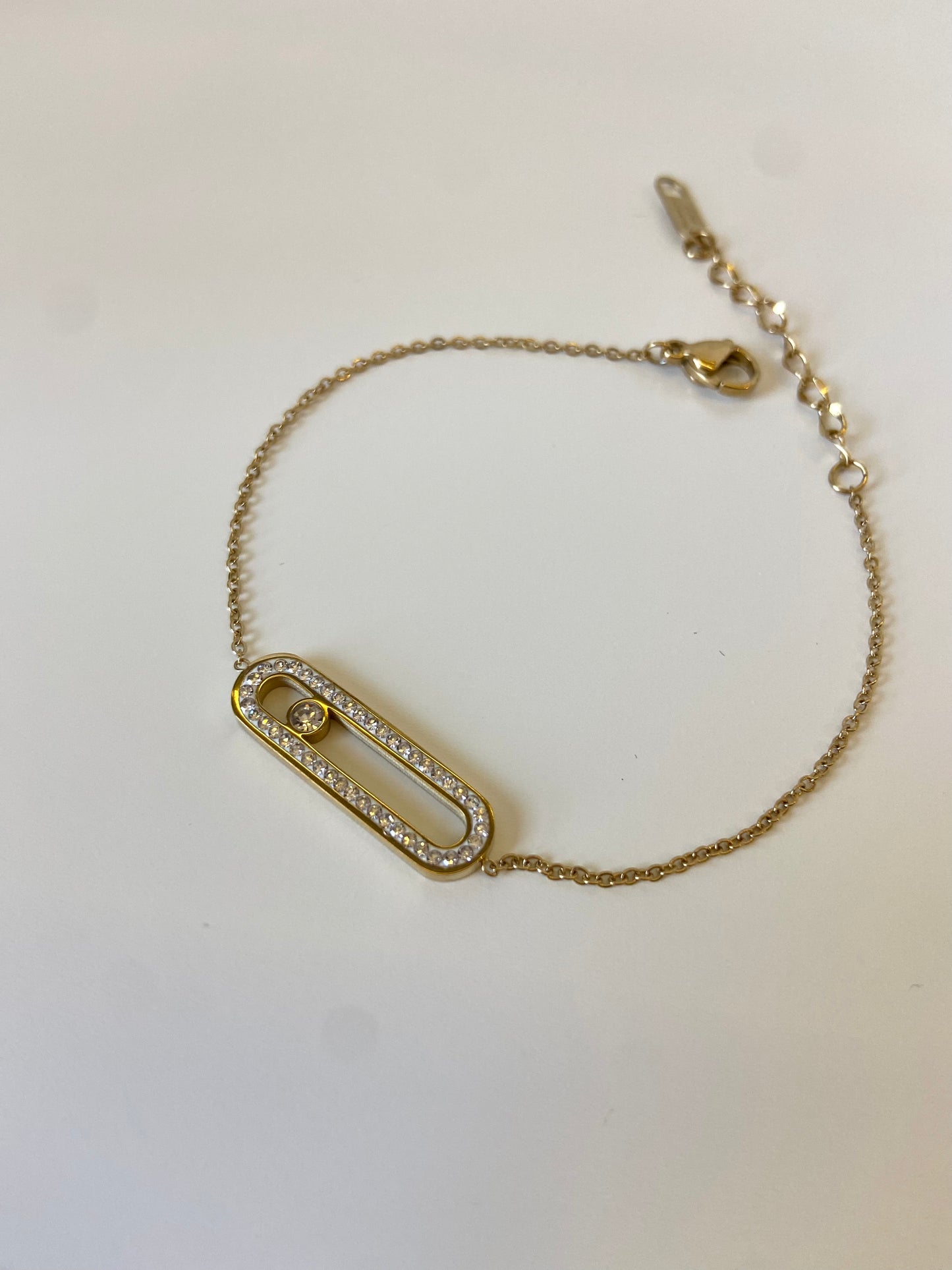 Summer- Bracelet ovale en Plaqué Or - NuptiaLove