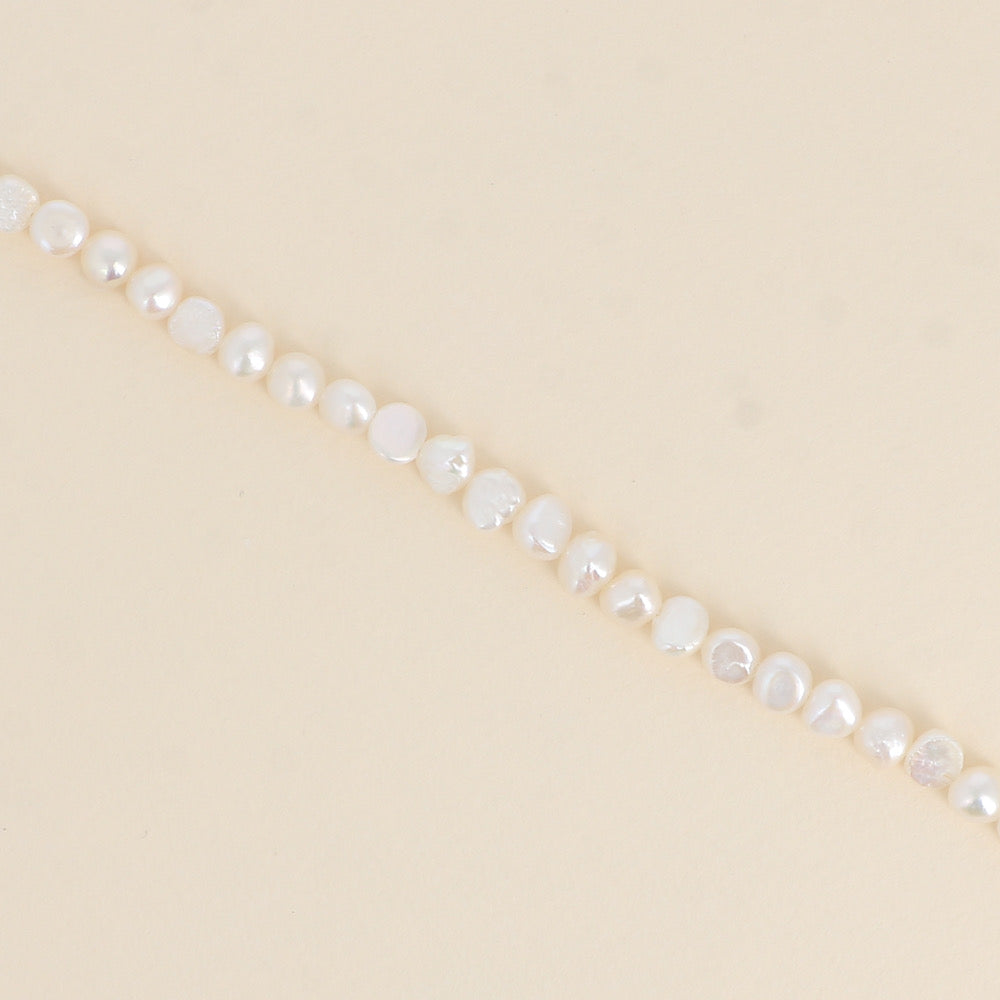 ONDINE - Bracelet en Perles d’eau douces et en Acier Inoxydable