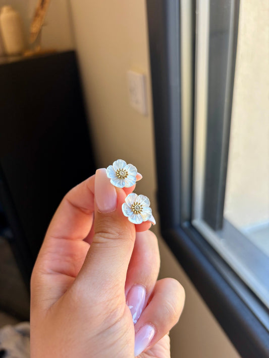TAHITI - Boucles d’oreilles Nacré en Acier Inoxydable