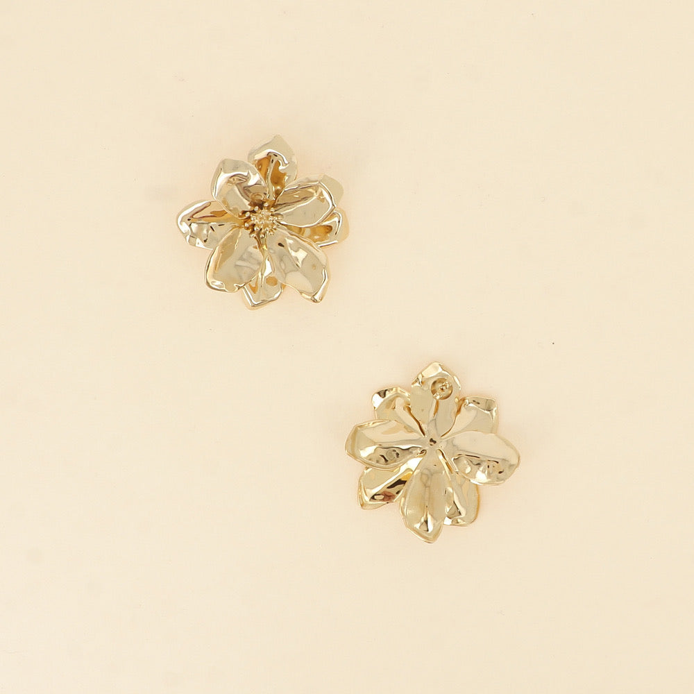 ROSA - Boucles d’oreilles fleur en Acier Inoxydable