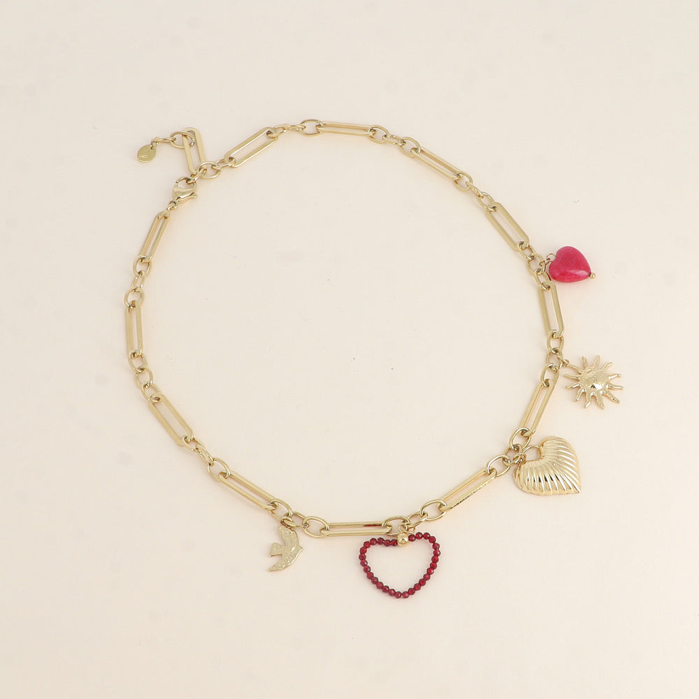 AMOUR - Collier breloque été