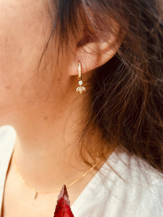 Boucles d'oreilles en Acier Inoxydable - PAULINE