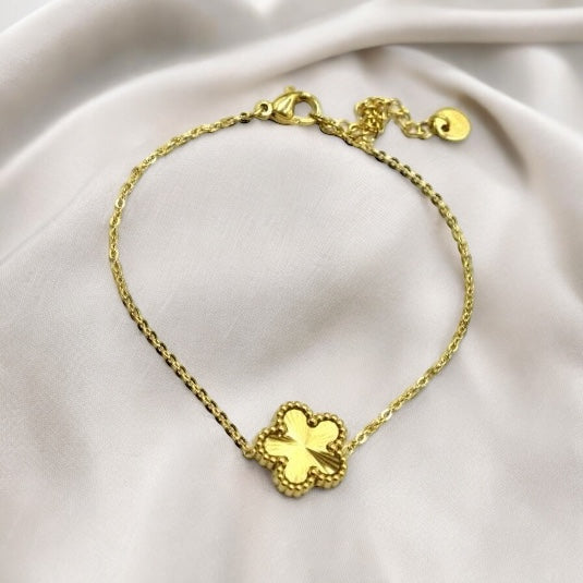 Malia - Bracelet fleur en Acier Inoxydable