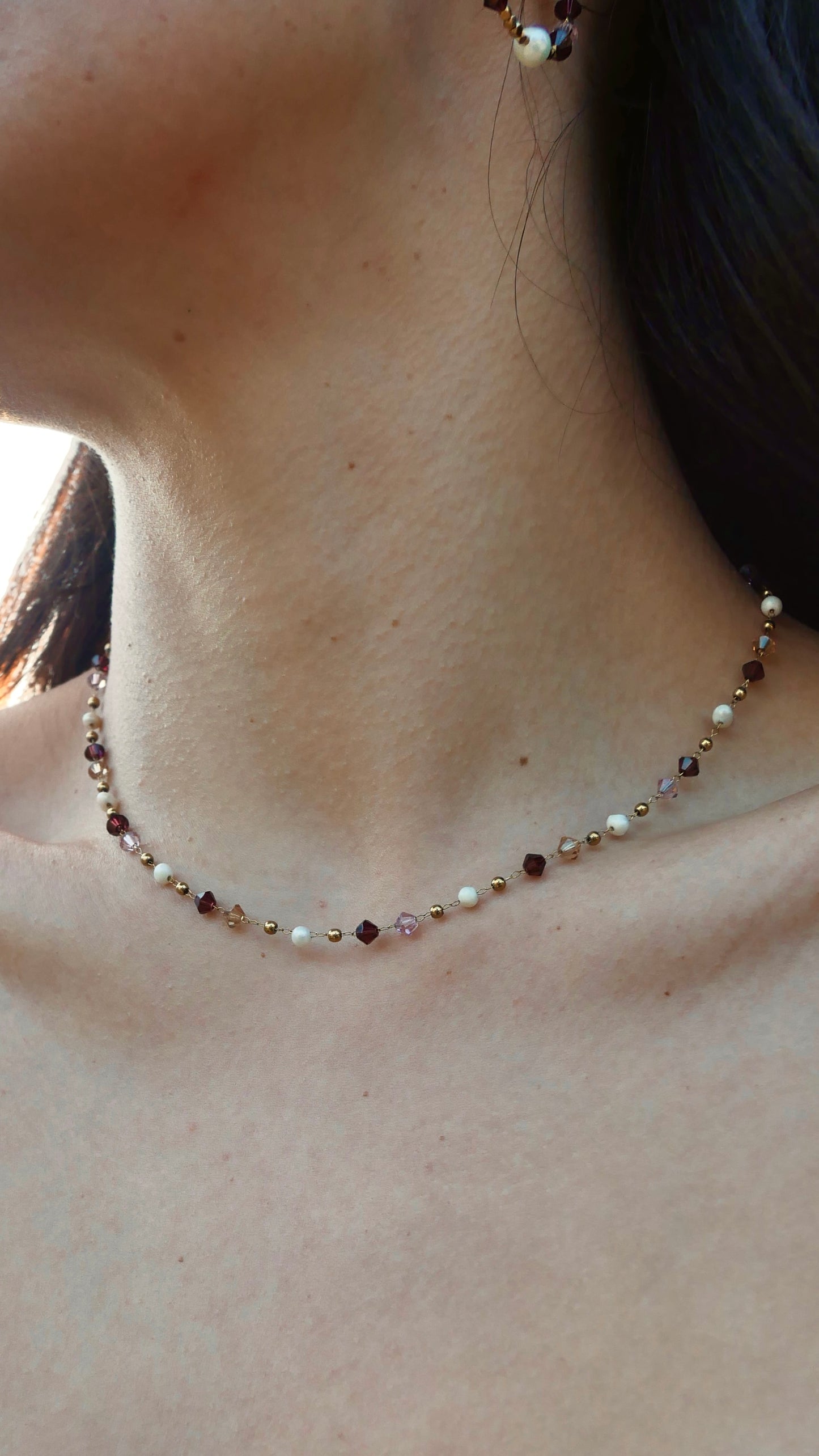 Collier Prune en Acier Inoxydable - NAYA