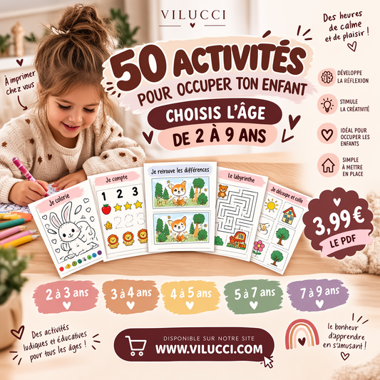 50 activités pour occuper ton enfant en PDF