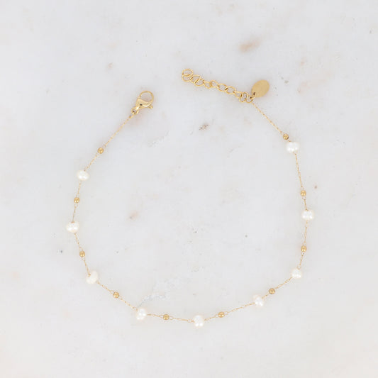 PERLE - Bracelet de cheville en perles d’eau douce